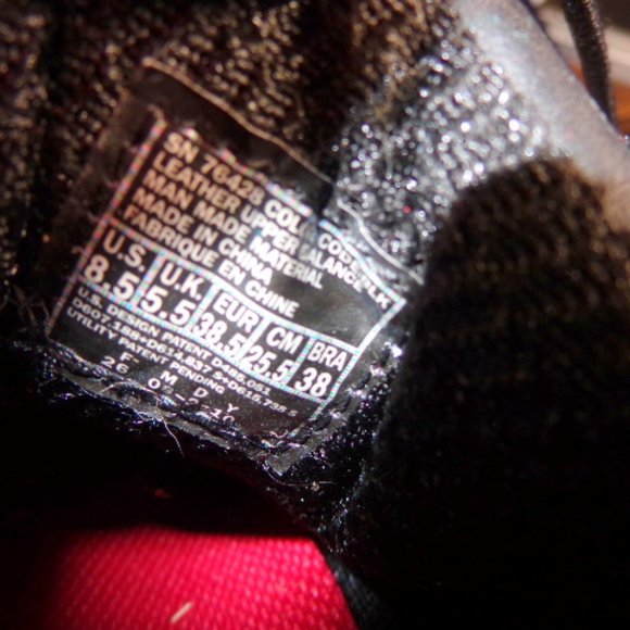 New Skechers Black Leather Shape Ups Shapeup Lace Up Shoes 8.5 NWOB - Picture 8 of 11